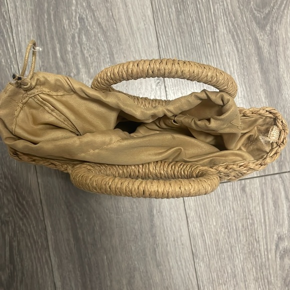 Small straw tote bag - Picture 3 of 3